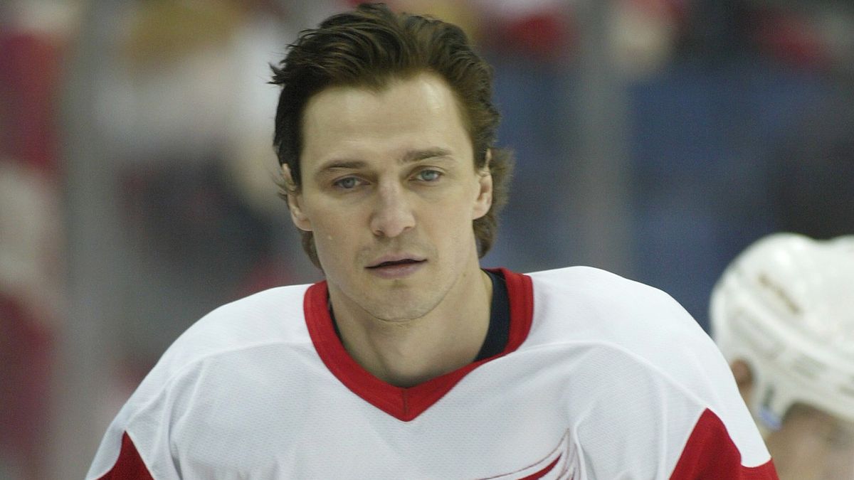 Detroit slavnostně vyřadí číslo 91 ruského útočníka Fjodorova